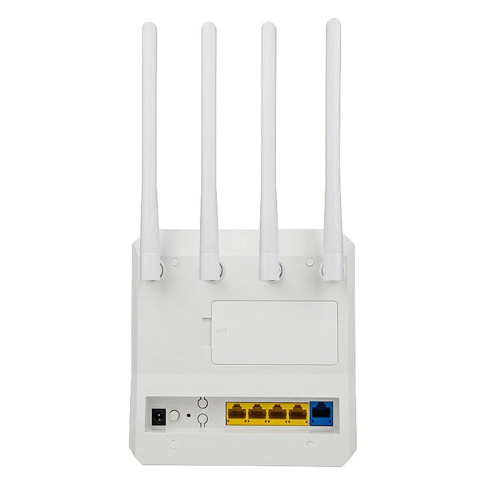 C521-E Cat7 4G Wireless Router 5 LAN Ports WiFi Hotspot with SIM Card Slot, Eurasian Version (without Battery) - US Plug - 3