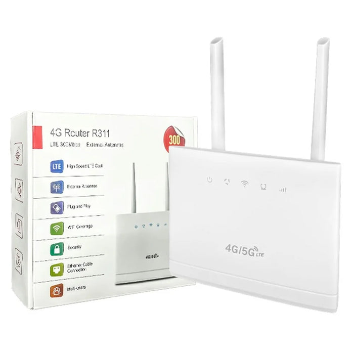 R311-E Eurasian Version Home CPE LTE 4G Router SIM Card WiFi Sharing Single Ethernet Port Router - EU Plug - 1