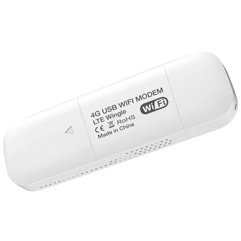 U6-E8 Eurasian Version 4G LTE UFI Modem USB WiFi Dongle International Travel SIM Card Portable WiFi Hotspot - White - 3