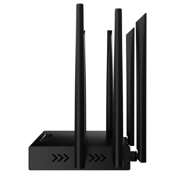 ED128 Eurasia Version 4G LTE Industrial Router 300Mbps Wireless WiFi Home Office 6 Antennas SIM Card Router - US Plug - 3