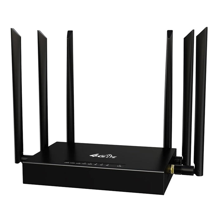 ED128-L American Version 4G LTE Industrial Router 300Mbps Wireless WiFi Home Office SIM Card Router - US Plug - 1