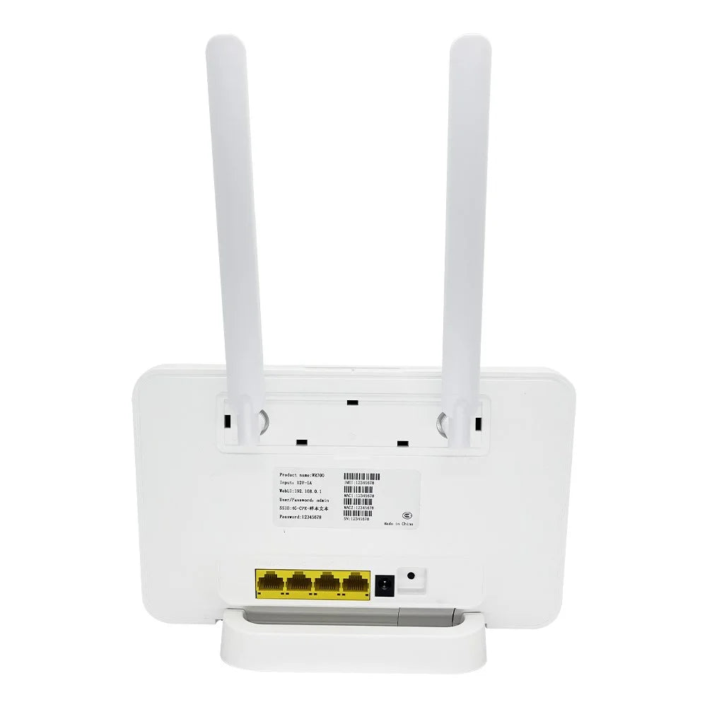 WR700-E Eurasian Version Detachable Antenna Mobile WiFi 4G CPE Router SIM Card 300Mbps Router - EU Plug - 2