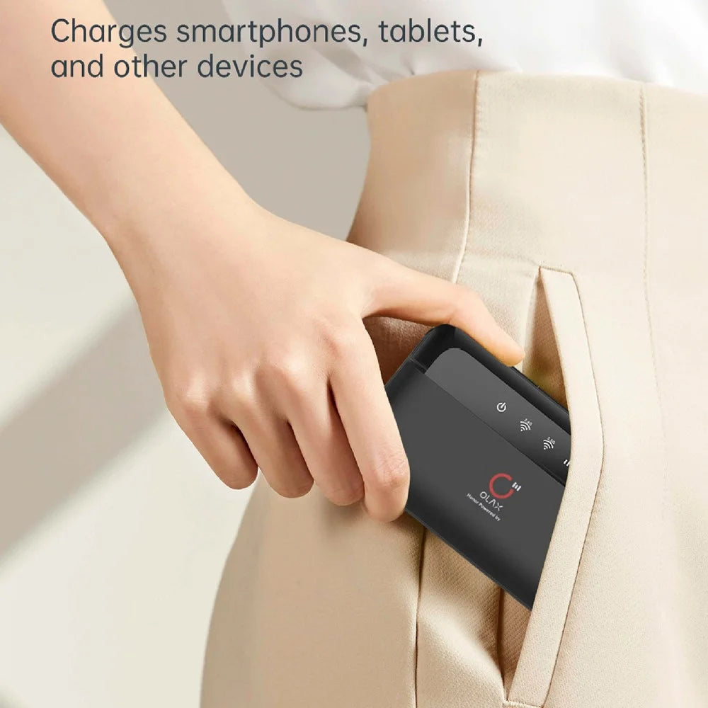 OLAX M100 WiFi Dual Band 2.4G / 5.8G Portable Router Support SIM Card 10000mAh Power Bank / Mobile Hotspot - 7