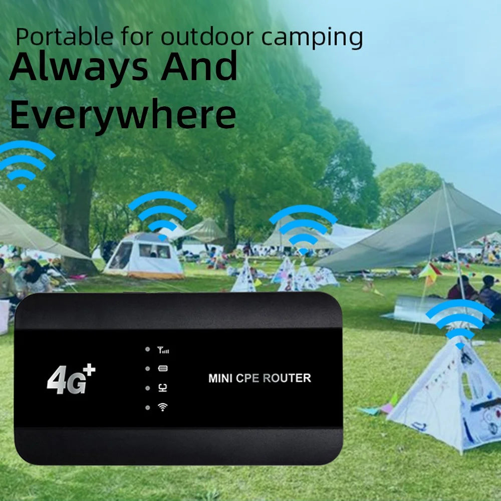 M10-LW 4G Router WiFi Hotspot with RJ45 Port WPS Function SIM Card Slot WIFI6 Portable, American Edition - 7