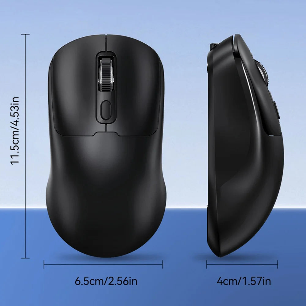 T-WOLF Q3 Wireless Mouse Dual Mode 1600 DPI 4 Buttons Rechargeable Silent Mouse for Laptop / Desktop / Tablet  - White - 7