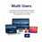 DNXT MF967-E 4G Router Mobile WiFi Portable WiFi6 Wireless Repeater Support WPS / SIM Card / DMZ, Eurasia Version - White - 4