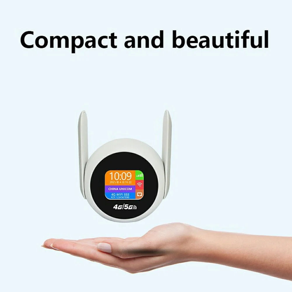 Q50-E Portable 4G WiFi6 Router Wireless Repeater with Nano SIM Card Slot and RJ45 Port, Eurasia Version - US Plug - 4