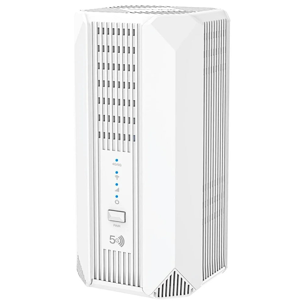 WAVLINK WL-WNF100X3NR-B 5G Router WiFi 6 Dual Cellular Antenna Ports Gigabit Repeater with Nano SIM Slot, European Version - EU Plug - 1