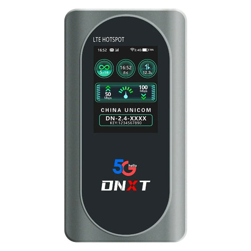 M2D-E Portable 5G Router 2.4G / 5.8G Dual Band 600Mbps WiFi 6 MiFi with Color Screen, Eurasia Version - 1