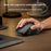 YESIDO KB45 2.4G Wireless Quiet Business Mouse 6 Buttons 4 DPI Wide Side Rest Precise Tracking for Windows  /  Mac  /  Android - Black - 5