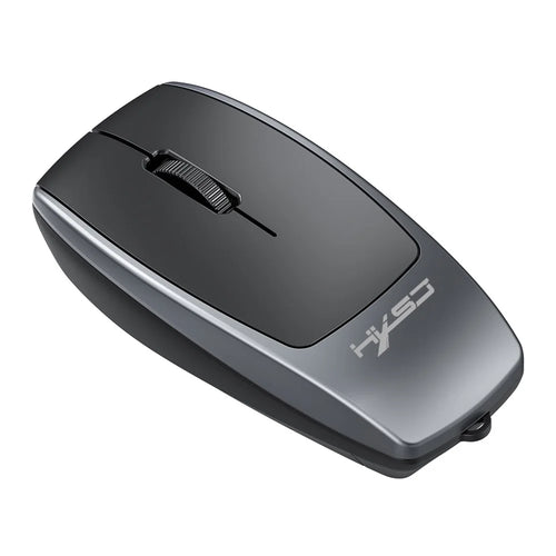 HXSJ M109 2 in 1 For Windows  /  MacOS  /  Linux 3 DPI Adjustable Bluetooth-compatible Wireless Mouse TF Card Reader - Grey - 1