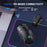HXSJ T90 Pro 3-Mode Connection Gaming Mouse with Charging Dock Wireless RGB Backlight Silent Mouse for PC / Laptop - Black - 3