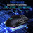 HXSJ T90 Pro 3-Mode Connection Gaming Mouse with Charging Dock Wireless RGB Backlight Silent Mouse for PC / Laptop - Black - 4