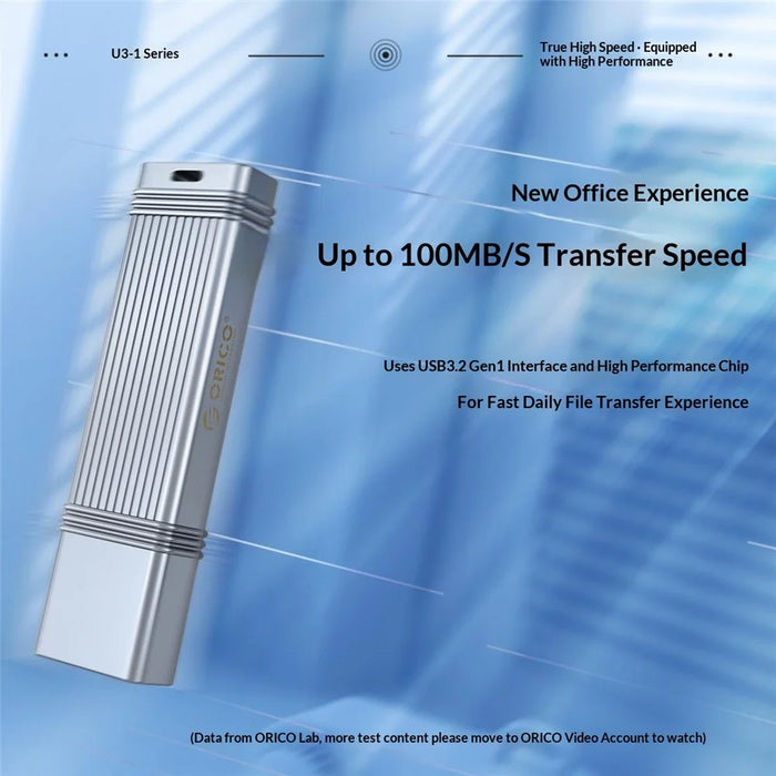 ORICO-U3-I-C256G-SV-BP 256GB USB 3.0 Flash Drive High Speed Data Transfer Portable Thumb Stick For Windows MacOS Linux Android - 4