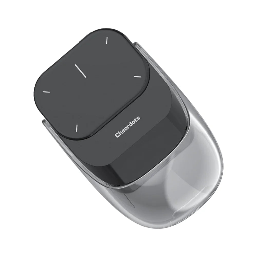 CHEERDOTS 2 Magnetic Pocket Air Mouse Bluetooth-compatible Wireless Touchpad Gaming Mouse with Recording Function - Black - 1