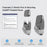 CHEERDOTS 2 Magnetic Pocket Air Mouse Bluetooth-compatible Wireless Touchpad Gaming Mouse with Recording Function - Black - 6