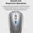 DEVIA Lingo Series Wireless Mouse Bluetooth-compatible / 2.4G Dual Mode 3 DPI Adjustable Silent Mouse - Silver - 7