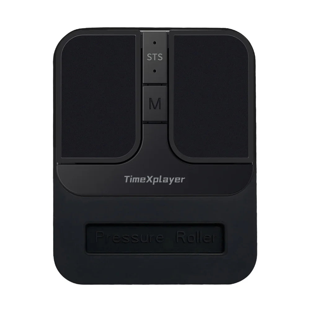 TIMEXPLAYER T2 Dual Bluetooth-compatible + 2.4G Mini Wireless Mouse Type-C Rechargeable Pressure Sensing Mouse - Black - 1