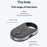 CAPACMOUSE CAP5 Silent Mouse 4 Adjustable DPI Bluetooth-compatible 5.2/2.4G/USB-C 3 Modes Mini Mouse for PC Laptop Notebook - Black - 5