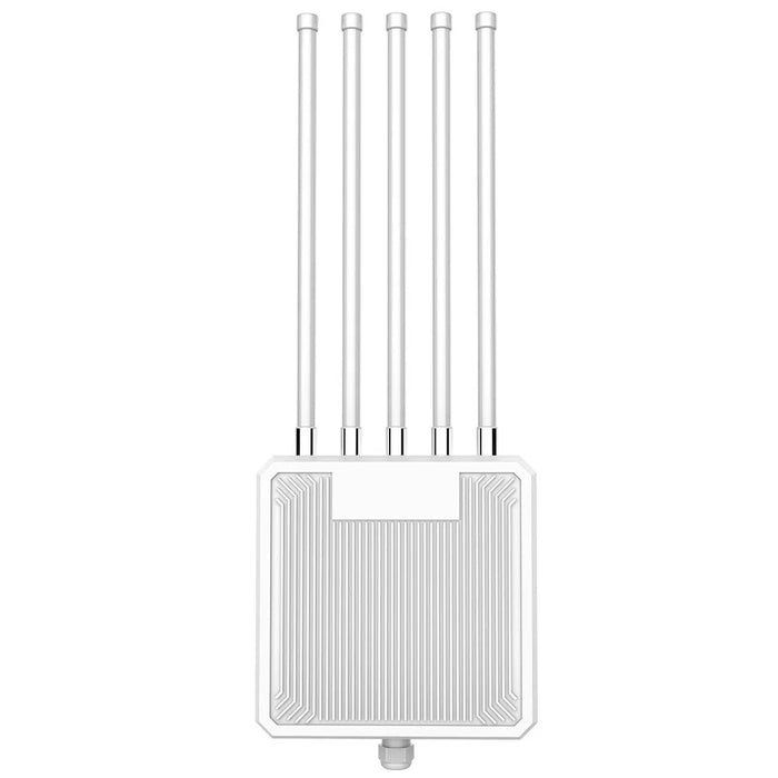 HW3000L 3000Mbps WiFi 6 Outdoor Access Point IP67 Waterproof 2.4 / 5G Dual Band High Gain Antenna POE Router - White Antenna - 6