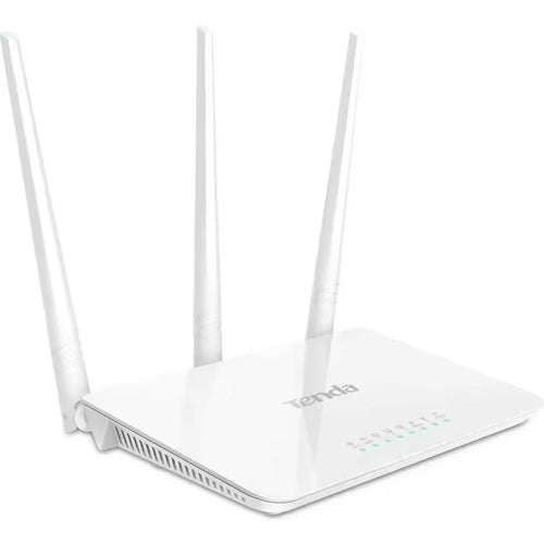 TENDA F3 Wireless Router 300M WiFi 3x5dBi Antennas Fiber Broadband for Home, EU Plug - 1