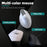 JOMAA JOM001 Wireless Vertical Mouse 2.4G  /  Bluetooth-compatible Tri-mode LED Display Ergonomic Rechargeable Mouse for Office - Black - 5