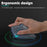 JOMAA JOM001 Wireless Vertical Mouse 2.4G  /  Bluetooth-compatible Tri-mode LED Display Ergonomic Rechargeable Mouse for Office - Black - 7