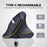 JOMAA JOM655 2.4G Wireless Bluetooth-compatible Dual Mode Mouse Rechargeable Silent Ergonomic Cordless Mouse for Office - 4