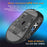 HXSJ T700PRO Tri-Mode Gaming Mouse Wireless Bluetooth-compatible 2.4G Wired 10000DPI Programmable Mouse - Black - 5