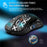 HXSJ T700PRO Tri-Mode Gaming Mouse Wireless Bluetooth-compatible 2.4G Wired 10000DPI Programmable Mouse - Black - 7