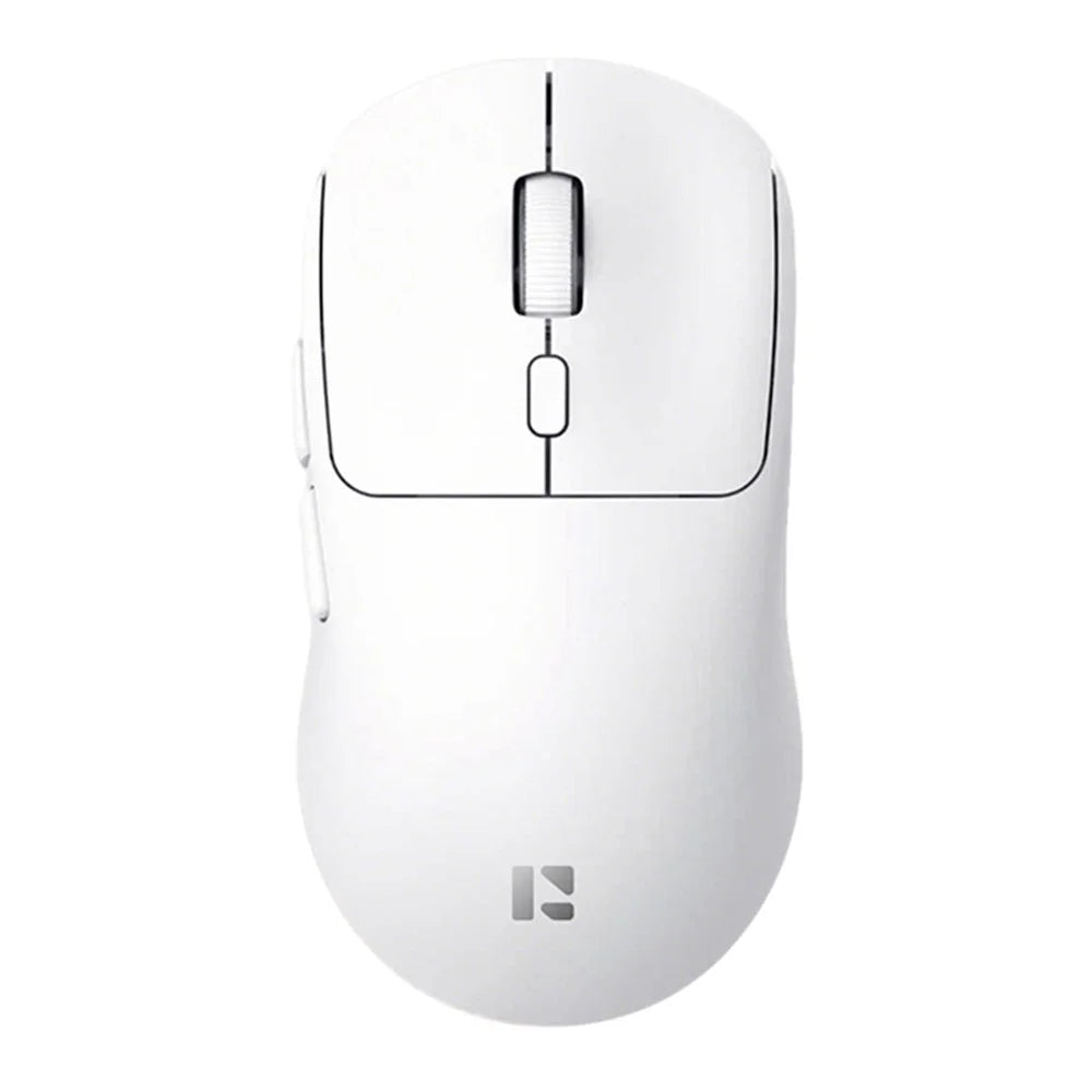 REMAX WM-01 Wireless Mouse 2.4G Bluetooth-compatible Dual Mode 6-Keys DPI Adjustable Ergonomic Silent Mice  for Office Gaming - White - 1