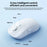 REMAX WM-01 Wireless Mouse 2.4G Bluetooth-compatible Dual Mode 6-Keys DPI Adjustable Ergonomic Silent Mice  for Office Gaming - White - 4