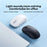 REMAX WM-01 Wireless Mouse 2.4G Bluetooth-compatible Dual Mode 6-Keys DPI Adjustable Ergonomic Silent Mice  for Office Gaming - White - 6