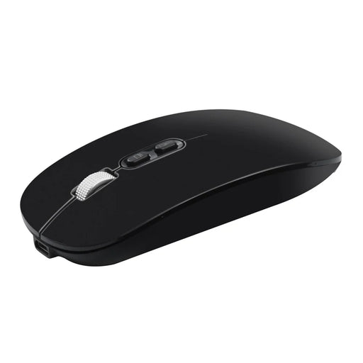 COTECI 84009 Wireless Mouse 2.4G Bluetooth-compatible 5.1 Dual Mode 4-Level DPI Mouse for Desktop Laptop - Black - 1