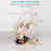 COTECI OF-005 Crystal Mouse III Transparent Wireless Mouse 2.4G Bluetooth-compatible Dual Mode - Tea Color - 3