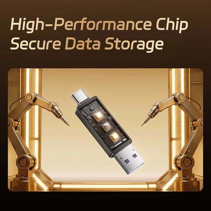 HEYGATE L1 64GB USB Flash Drive Dual Interface USB 3.0 Type-C 100MB  /  s High Speed Memory Stick for Phone PC Laptop - 6