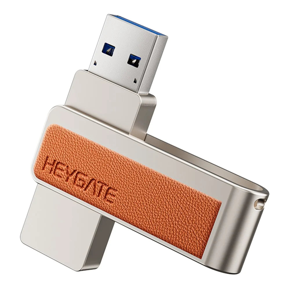 HEYGATE U1 256GB USB 3.2 Flash Drive 150MB / s High Speed Metal Rotating Design Memory Stick U Disk for PC Printer Projector - 1