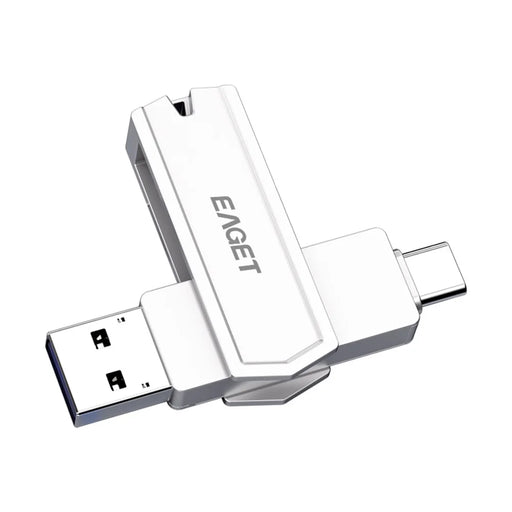 EAGET CF22 64GB Memory Stick 2-in-1 Type C+USB 3.0 Flash Drive for Type-C Phone Tablet Laptop - 1
