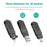 RICHWELL 512GB Large Capacity Thumb Drive Swivel Memory Stick Type C/Lightning/USB 3 in 1 USB 3.0 Flash Drive - Black - 3