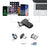 RICHWELL 512GB Large Capacity Thumb Drive Swivel Memory Stick Type C/Lightning/USB 3 in 1 USB 3.0 Flash Drive - Black - 7