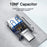 ESSAGER Micro USB Female to Type-C Male USB2.0 Data Transfer Charging OTG Adapter - Black - 5