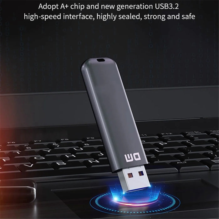 DM FS390 USB3.1 256GB Portable Solid State USB Flash Drive Zinc Alloy PC External Solid State U-disk - 3