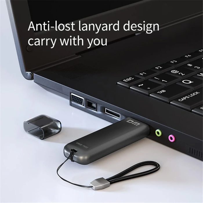 DM FS390 128GB PC External Solid State U Disk USB3.1 Zinc Alloy Solid State USB Flash Drive - 6
