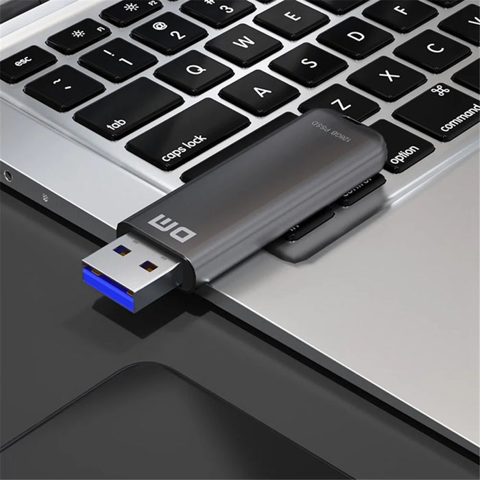 DM FS390 128GB PC External Solid State U Disk USB3.1 Zinc Alloy Solid State USB Flash Drive - 7