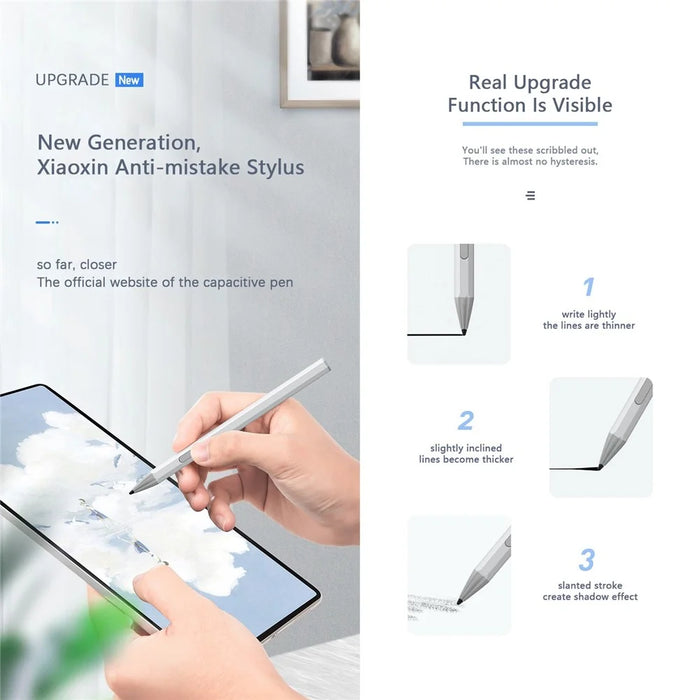 WR18 Micro USB Charging Port Laptop Stylus Pen Tilt Sensitivity 4096 Pressure Level Palm Rejection Capacitive Pen - 2