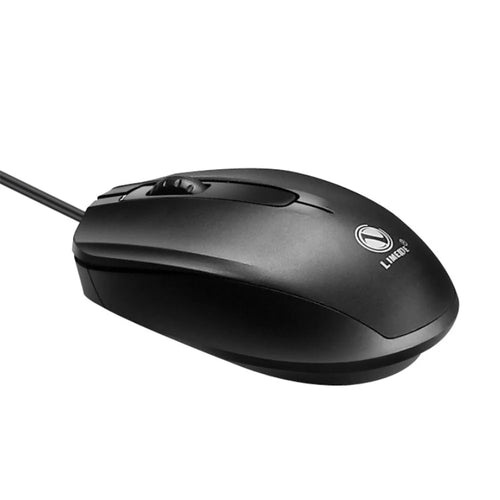 LIMEIDE 303 3D Non-Slip Roller Optical Mouse USB Wired Computer Laptop Working Gaming Mice - 1