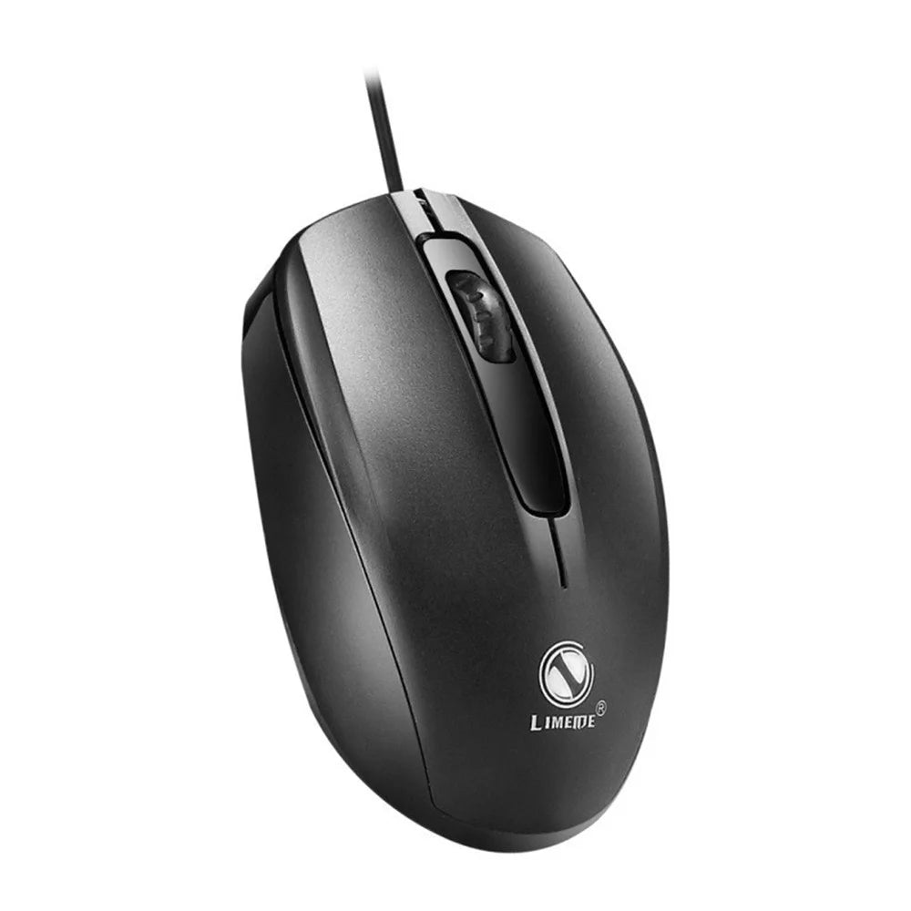 LIMEIDE 303 3D Non-Slip Roller Optical Mouse USB Wired Computer Laptop Working Gaming Mice - 2