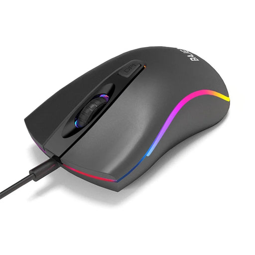 BAJEAL D1 Colorful Light E-Sports Gaming Wired Mouse USB Cable Ergonomic Laptop Computer Mouse 4-Key Design Mice - 2