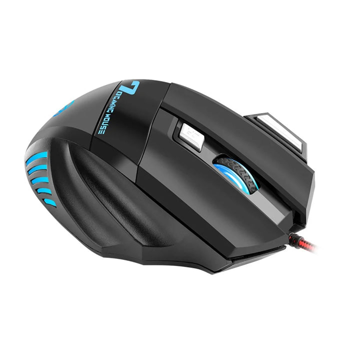 BAJEAL G5 7-Key 3200DPI Optical Mouse RGB Light USB Wired Computer Laptop Gaming Mice - 3