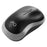 AONQ M186 2.4G Wireless Mouse Computer Silent Mice Ergonomic Mini Mouse USB Optical Mice for PC Laptop - Black  /  Grey - 1